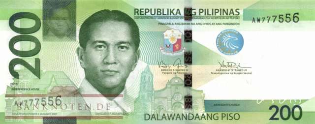 Philippinen - 200  Piso (#209d-15_UNC)