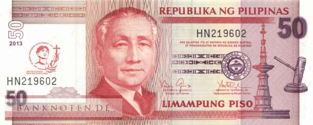 Philippinen - 50  Piso - Gedenkbanknote St. Pedro (#215_UNC)