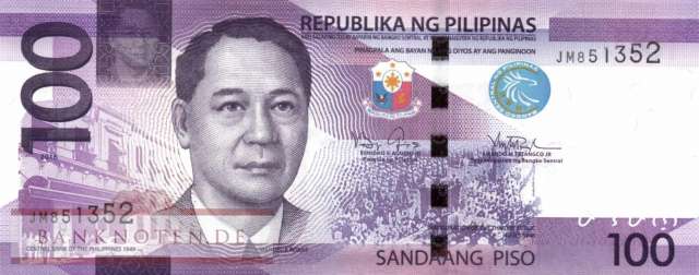 Philippines - 100  Piso (#222b-1_UNC)