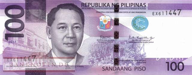Philippinen - 100  Piso (#222d-1_UNC)
