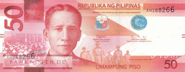 Philippinen - 50  Piso (#224-20_UNC)