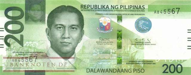 Philippinen - 200  Piso (#226_UNC)