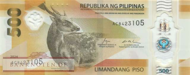 Philippines - 500  Piso (#240-24_UNC)