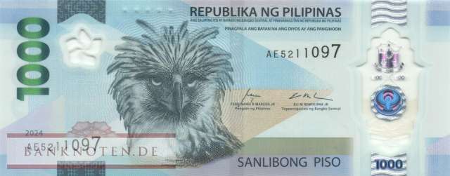 Philippines - 1.000  Piso (#241-24_UNC)