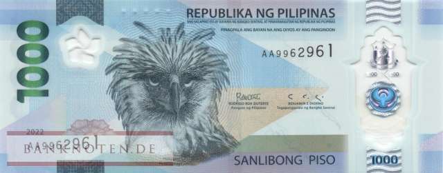 Philippinen - 1.000  Piso (#241a-1_UNC)