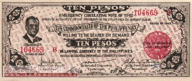 Philippinen - 10  Pesos (#S649c_UNC)