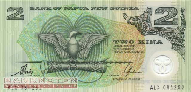 Papua New Guinea - 2  Kina (#016b_UNC)