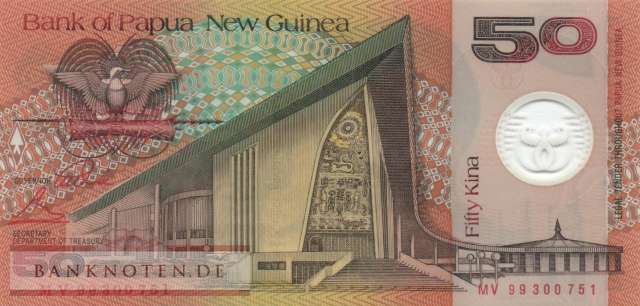 Papua Neuguinea - 50  Kina (#018a_UNC)