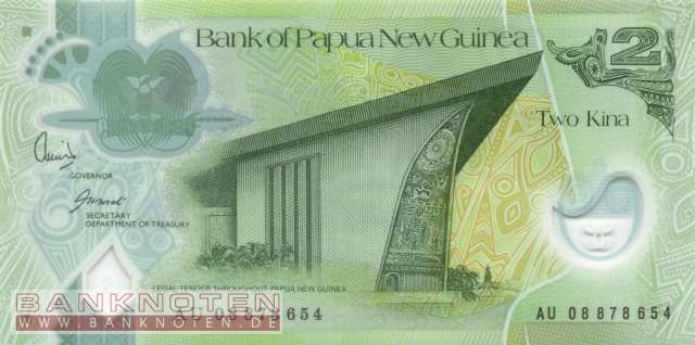 Papua New Guinea - 2  Kina (#028b_UNC)