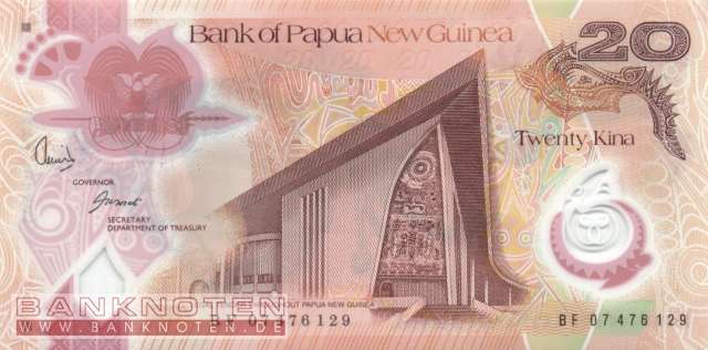 Papua Neuguinea - 20  Kina (#031a_UNC)