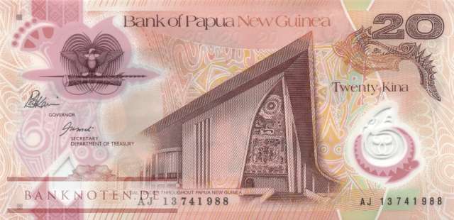 Papua New Guinea - 20  Kina (#031b_UNC)