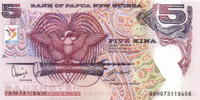 Papua New Guinea - 5  Kina (#034_UNC)