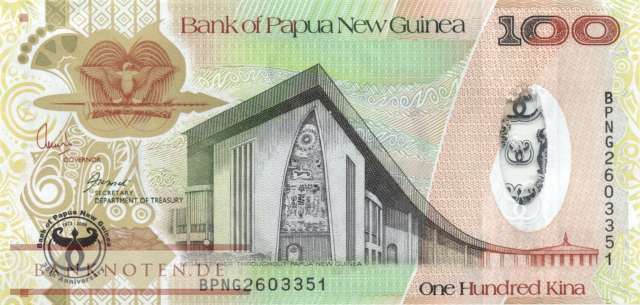 Papua New Guinea - 100  Kina (#037_UNC)