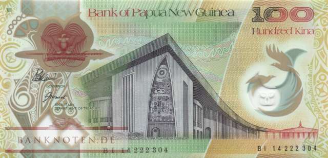 Papua New Guinea - 100  Kina (#044b_UNC)
