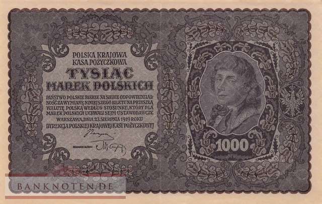 Polen - 1.000  Marek (#029-1_XF)