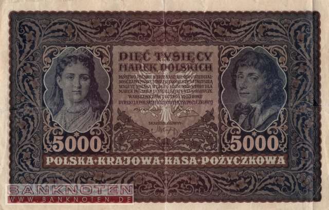 Polen - 5.000  Marek (#031_VF)