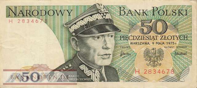 Polen - 50  Zlotych (#142a_VF)