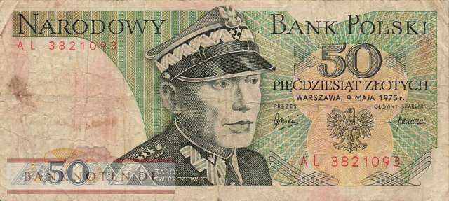 Polen - 50 Zlotych (#142a_VG)
