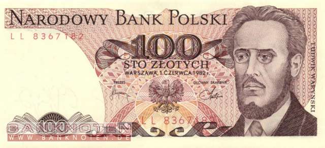 Polen - 100  Zlotych (#143d_UNC)