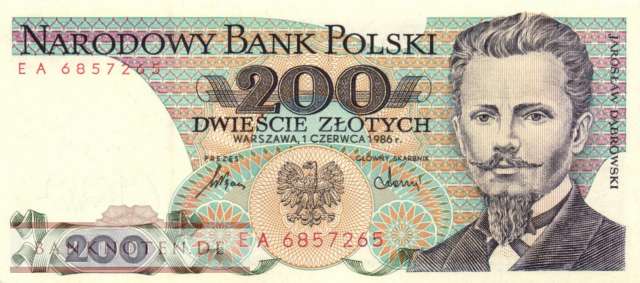 Poland - 200  Zlotych (#144c-86_UNC)