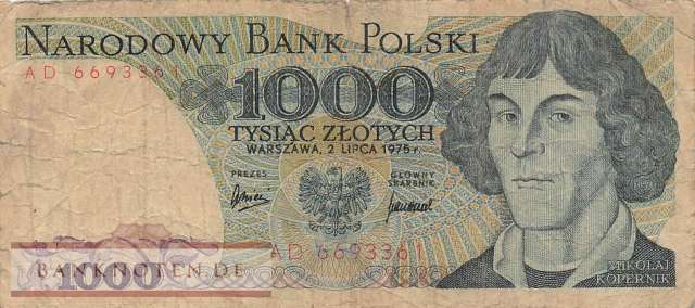 Polen - 1.000  Zlotych (#146a_VG)