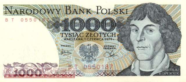 Polen - 1.000  Zlotych (#146b_UNC)