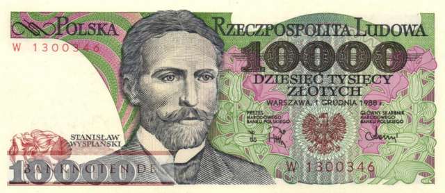 Polen - 10.000  Zlotych (#151b_UNC)
