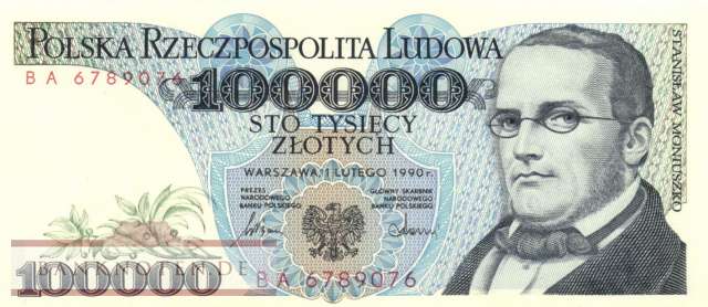 Polen - 100.000  Zlotych (#154a_UNC)