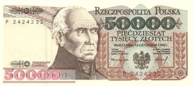 Polen - 50.000  Zlotych (#159a_UNC)