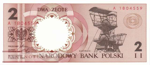 Polen - 2  Zlote (#165a_UNC)
