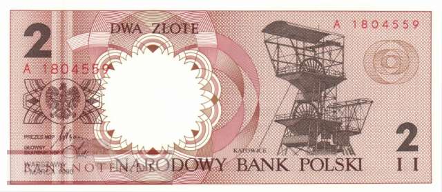 Poland - 2  Zlote (#165a_UNC)