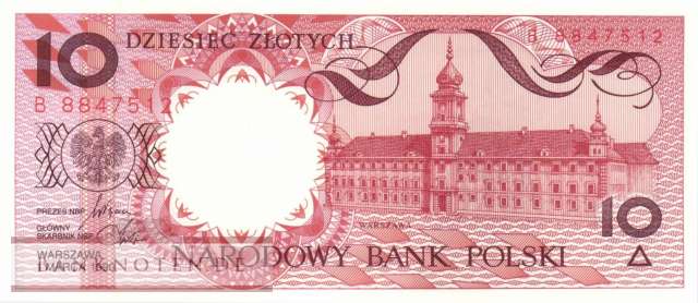 Polen - 10  Zlotych (#167a_UNC)