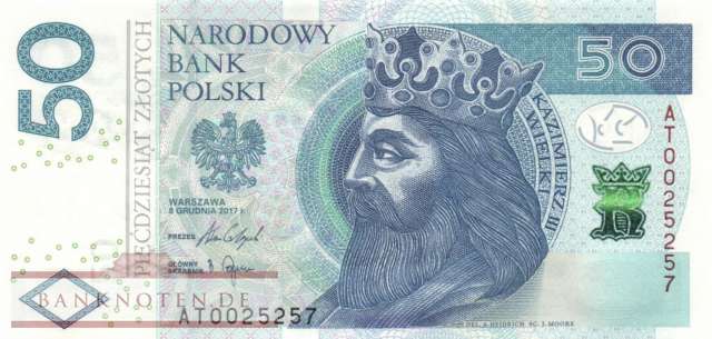 Poland - 50  Zlotych (#185a_UNC)