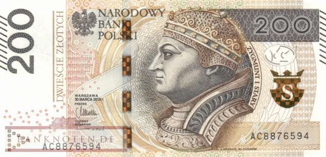 Poland - 200  Zlotych (#189a_UNC)