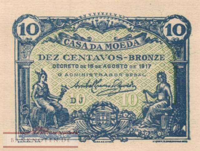 Portugal - 10  Centavos (#095c_UNC)
