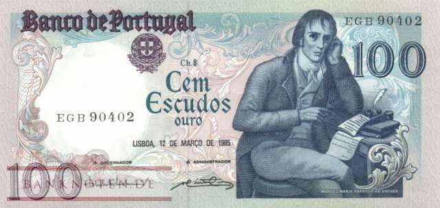 Portugal - 100  Escudos (#178d-U17_UNC)