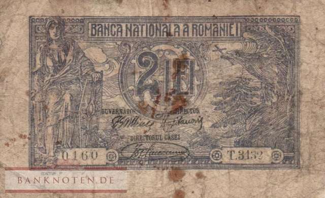 Romania - 2  Lei (#027a_VG)
