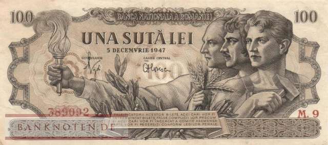 Romania - 100  Lei (#067a_VF)