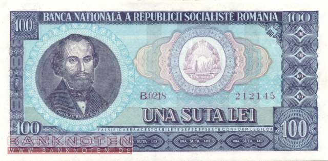 Romania - 100  Lei (#097a_UNC)