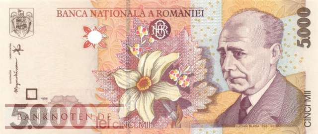 Rumänien - 5.000  Lei (#107a_UNC)