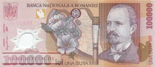 Rumänien - 100.000  Lei (#114a-03_UNC)