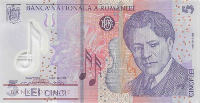 Romania - 5  Lei (#118m_UNC)