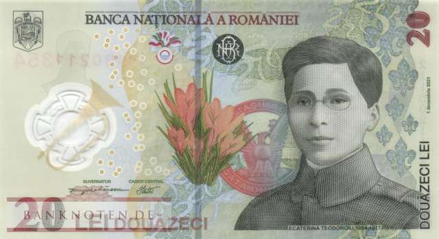 Romania - 20  Lei (#119Aa_UNC)