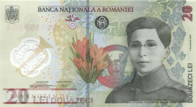 Romania - 20  Lei (#119Ab_UNC)