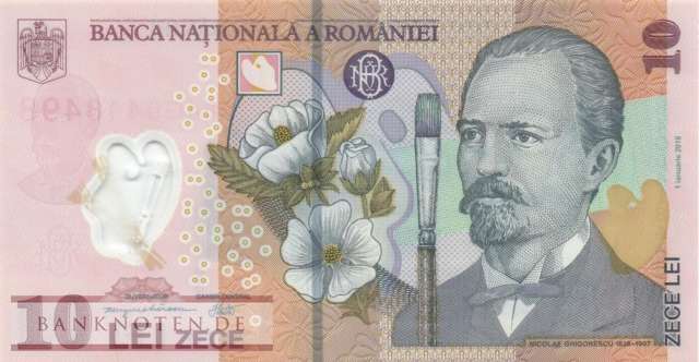 Romania - 10  Lei (#119j_UNC)