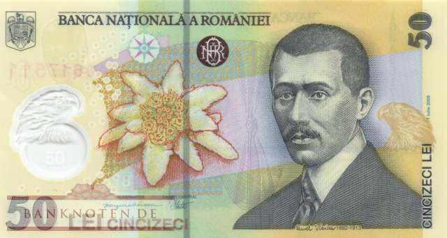 Rumänien - 50  Lei (#120f_UNC)