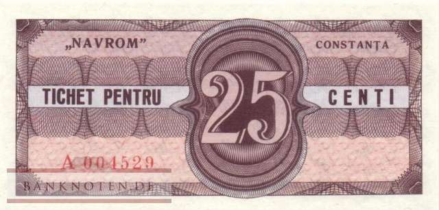 Rumänien - Navrom - 25  Centi (#N004_UNC)