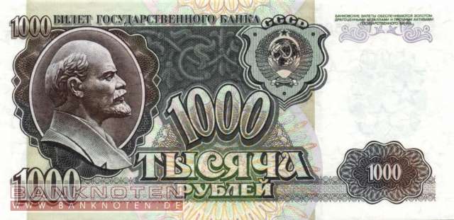 Russland - 1.000  Rubles (#250a-2_UNC)