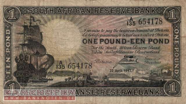 South Africa - 1  Pound (#084e-43_F)