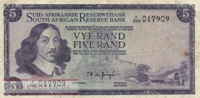 South Africa - 5  Rand (#112c_F)
